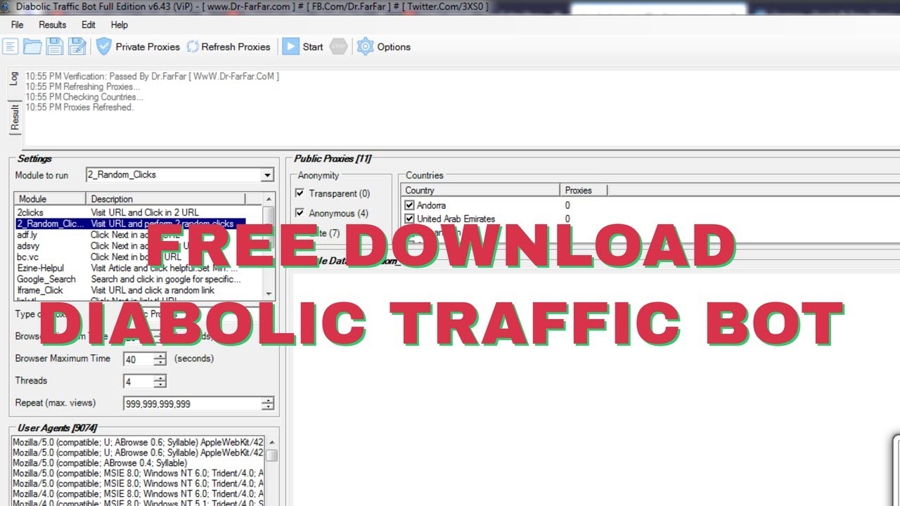 fast traffic bot free download